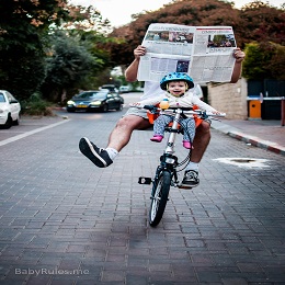 Child Riding a Bike